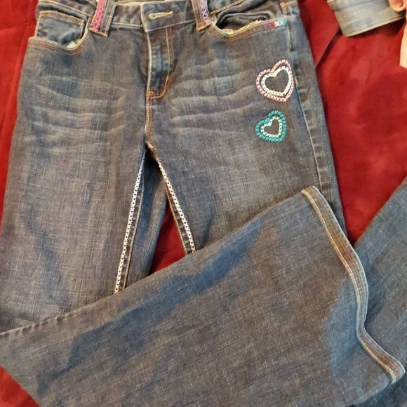 Embroidered flair jeans super cute too small for me - Picture 1 of 1